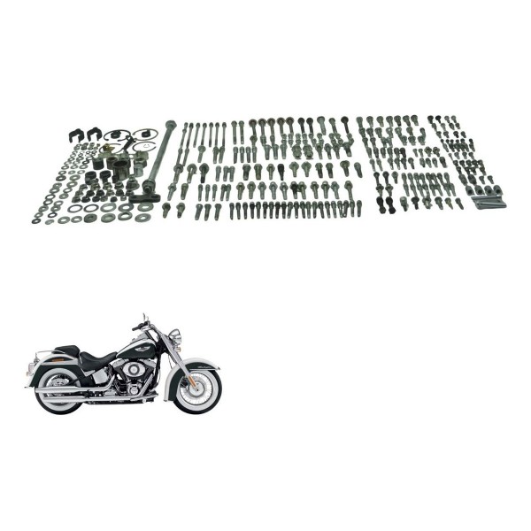 Kit Parafuso Diversos Harley Softail Deluxe Flstn 12-15 Orig