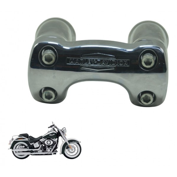 Riser Guidão 1/4 Pol Harley Softail Deluxe Flstn 12-15 Orig