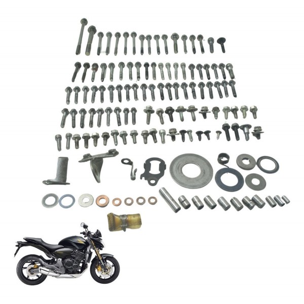 Kit Parafuso Motor Honda Cb 600f Hornet 08-11 Original