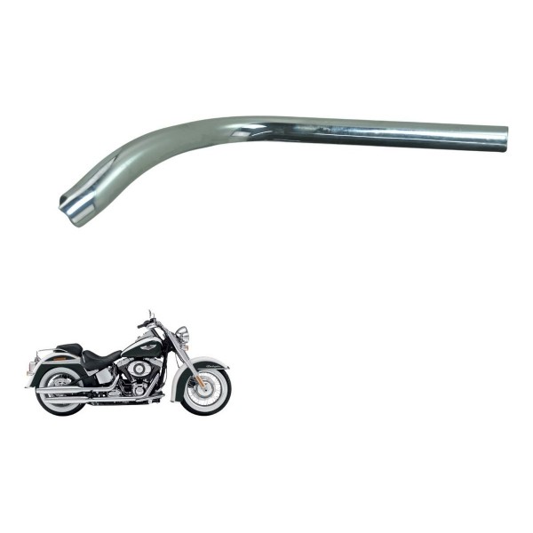 Capa Proteção Escape Tras Harley Softail Deluxe Flstn 12-15
