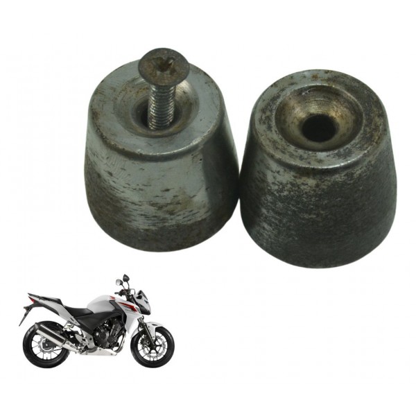 Par Peso Guidão Honda Cb 500 F 14-15 Original