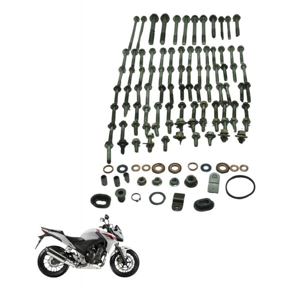 Kit Parafuso Motor Honda Cb 500 F 14-15 Original