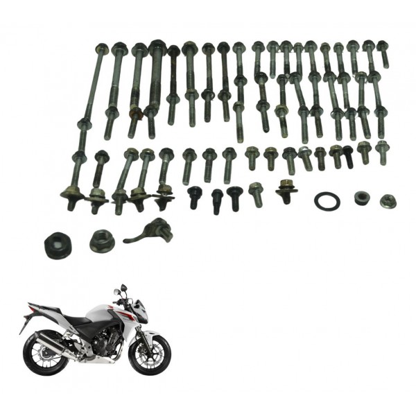Kit Parafuso Bloco Motor Honda Cb 500 F 14-15 Original