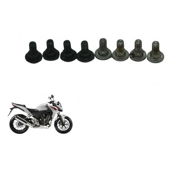 Kit C/ 8 Parafuso Carenagem Honda Cb 500 F 14-15 Original