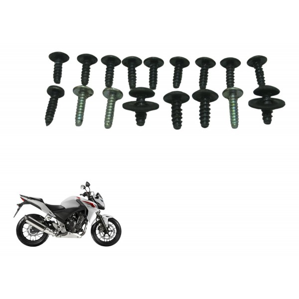 Kit Parafusos Superfulos Honda Cb 500 F 14-15 Original