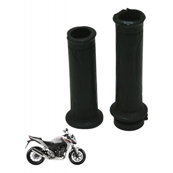 Par Manopla C/ Detalhes Honda Cb 500 F 14-15 Original
