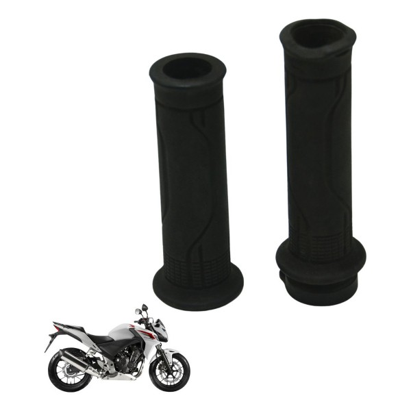 Par Manopla C/ Detalhes Honda Cb 500 F 14-15 Original