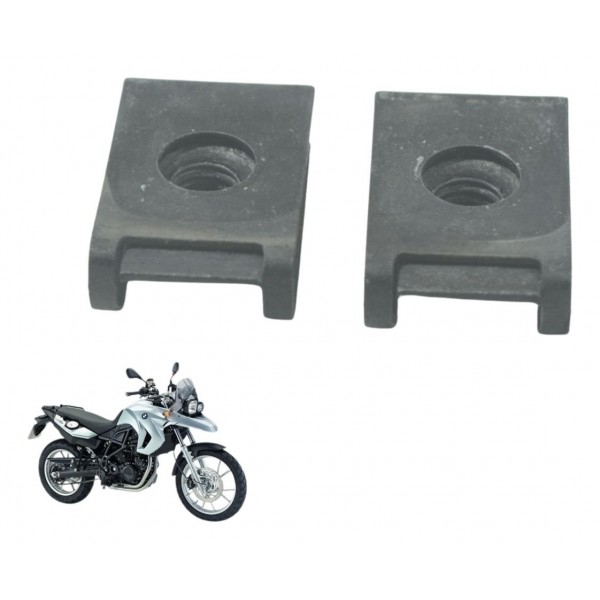 Par Presilha Suporte Placa Bmw F 650 Gs 09-12 Original