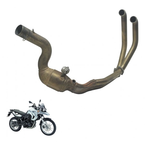 Curva Escape Coletor C/ Avaria Bmw F 650 Gs 09-12 Original