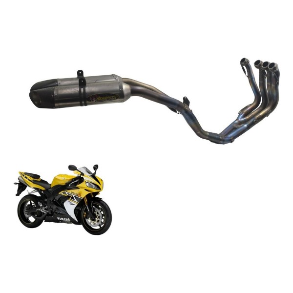 Escapamento Completo Full Akarapovi Yamaha Yzf R1 04-06