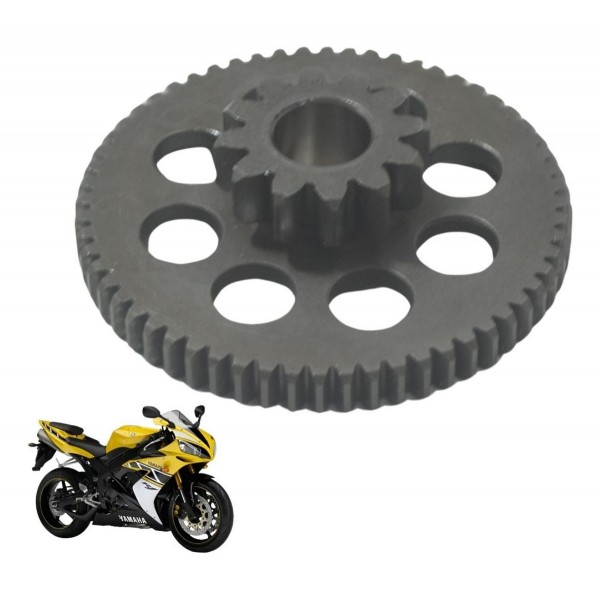 Engrenagem Redução Partida Yamaha Yzf R1 04-06 Original