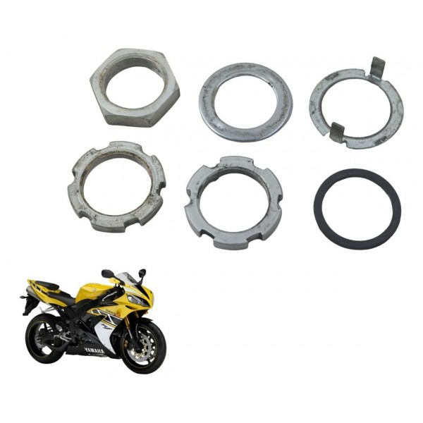 Porca Mesa Superior Yamaha Yzf R1 04-06 Original