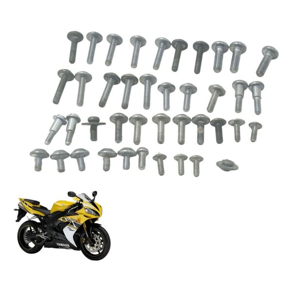 Kit Parafuso Carenagem Yamaha Yzf R1 04-06 Original