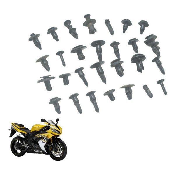 Kit Parafusos Plástico Yamaha Yzf R1 04-06 Original