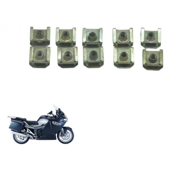 Kit C/ 10 Presilhas Carenagem Bmw K 1300 Gt 09-10 Original