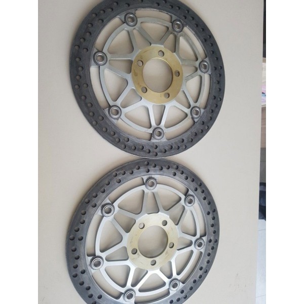 Par Disco Freio Dianteiro Kawasaki Zx 12r 00a06 Original