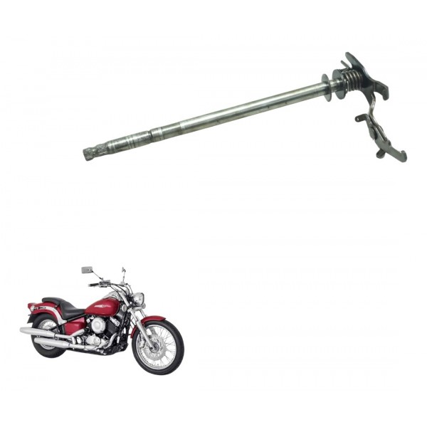 Eixo Seletor Marcha C/avaria Yamaha Drag Star Xvs 650 96-08