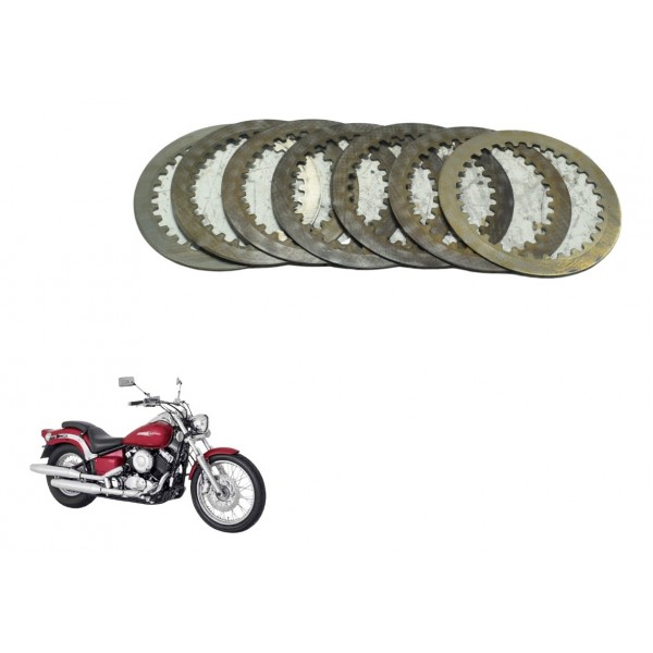 Jogo Discos Separador Embreag Yamaha Drag Star Xvs 650 96-08