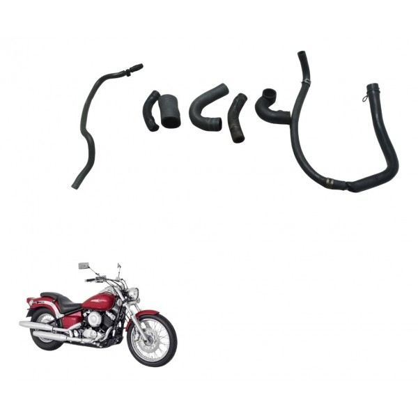 Kit Mangueiras Yamaha Drag Star Xvs 650 96-08 Original