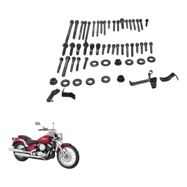 Kit Parafuso Motor Yamaha Drag Star Xvs 650 96-08 Original