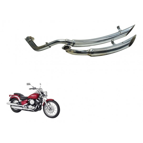 Par Ponteira Esportiva Custom Yamaha Drag Star Xvs 650 96-08