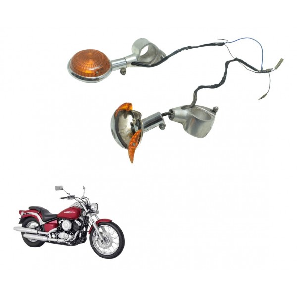 Par Pisca Dianteiro C/avaria Yamaha Drag Star Xvs 650 96-08