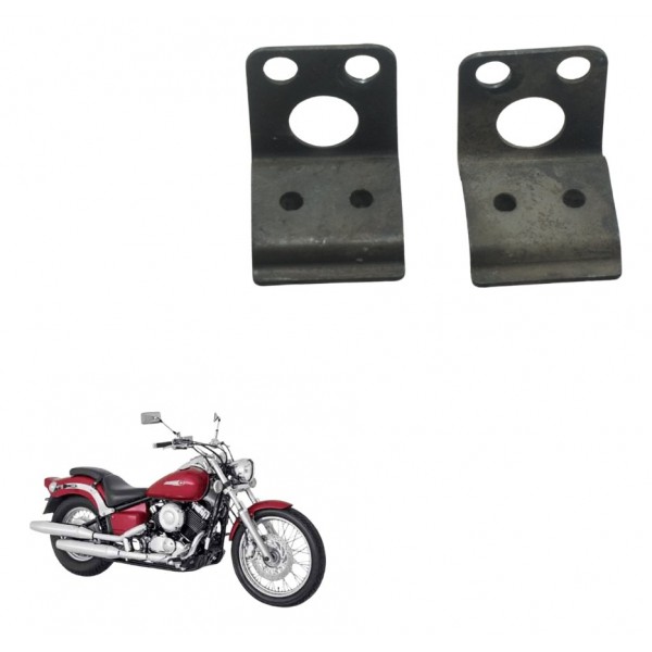 Par Suporte Fixação Chicote Yamaha Drag Star Xvs 650 96-08