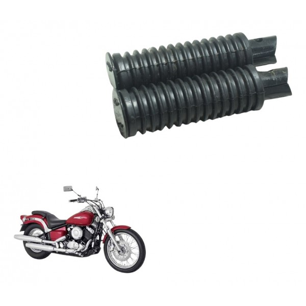 Par Pedaleira Tras Paralela Yamaha Drag Star Xvs 650 96-08