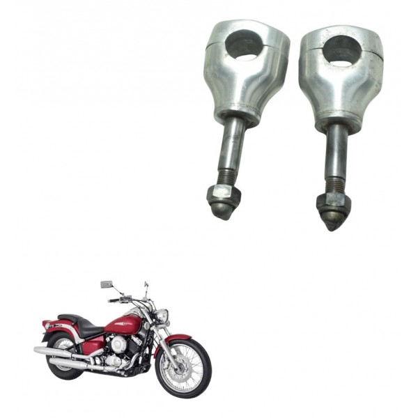 Par Riser Guidão Yamaha Drag Star Xvs 650 96-08 Original