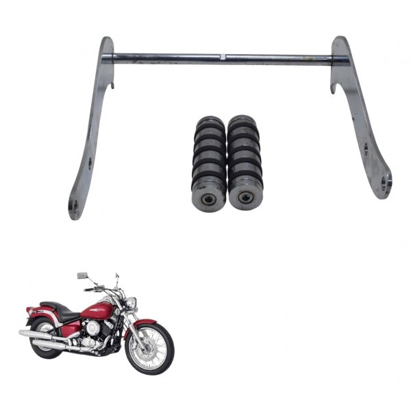 Protetor Motor Slider C/detal Yamaha Drag Star Xvs 650 96-08