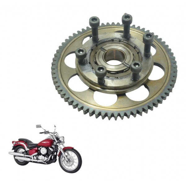 Placa Partida Yamaha Drag Star Xvs 650 96-08 Original