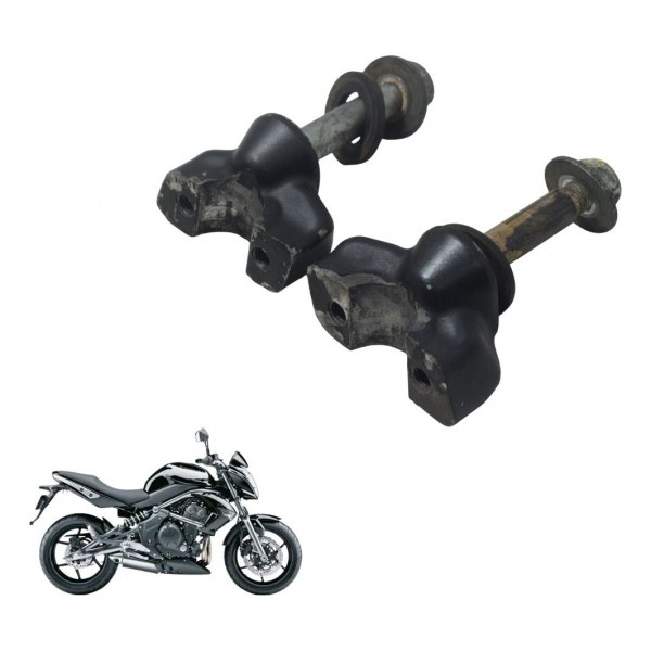 Par Riser Inferior Guidão Kawasaki Er 6n 10-12 Original