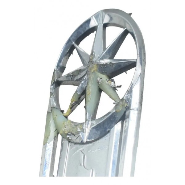 Emblema Tanque Dir C/detalhes Yamaha Drag Star Xvs 650 96-08 Prateado