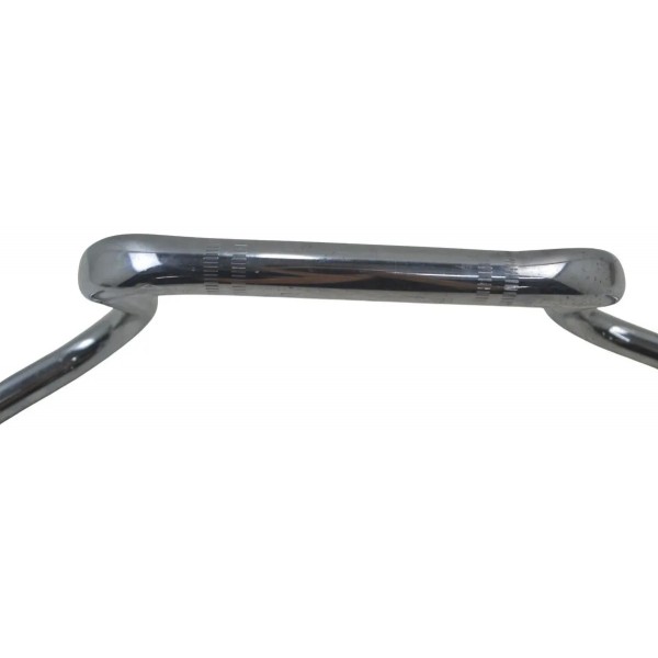 Guidão Paralelo Empenado Yamaha Virago Xv 535 94-02 Prateado