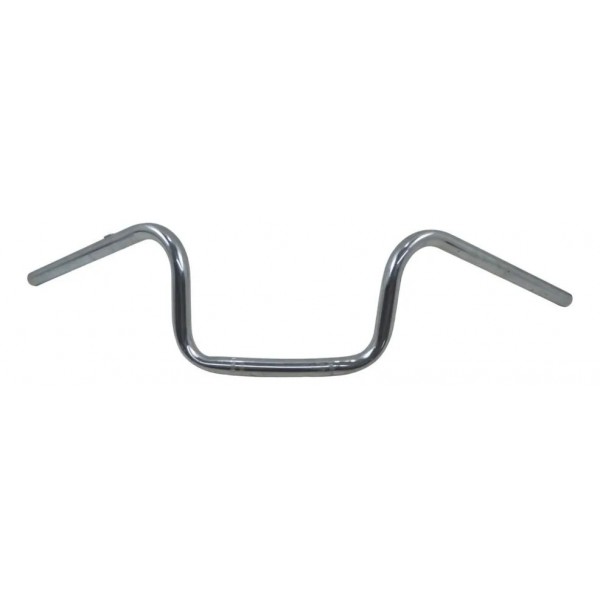 Guidão Paralelo Empenado Yamaha Virago Xv 535 94-02 Prateado