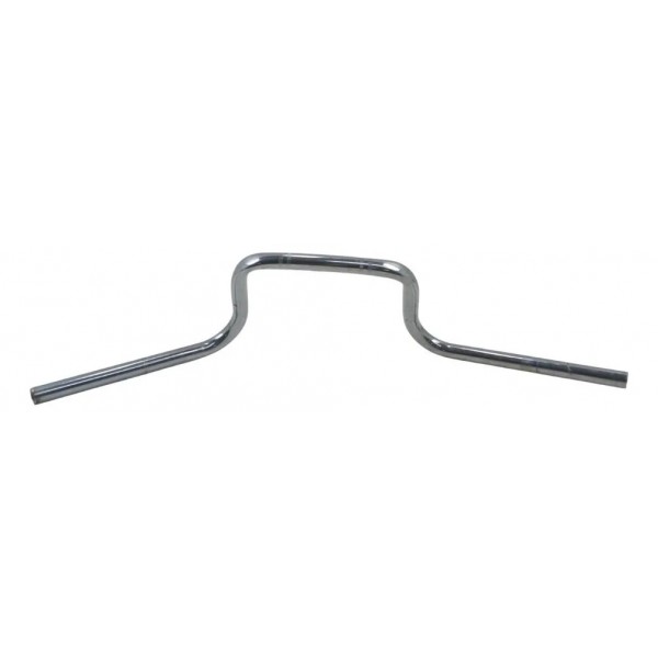 Guidão Paralelo Empenado Yamaha Virago Xv 535 94-02 Prateado