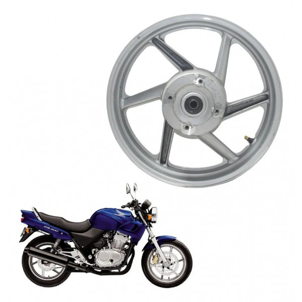 Roda Traseira Honda Cb 500 Cb500 98-05 Original Prateado