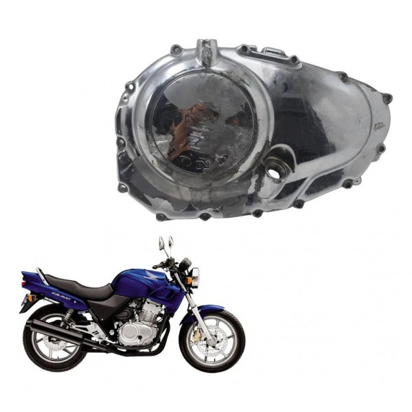 Tampa Motor Embreagem C/detalhes Honda Cb 500 Cb500 98-05 Or