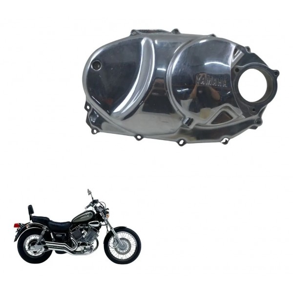 Tampa Embreagem Motor Dir Yamaha Virago Xv 535 94-02 Origina Prateado