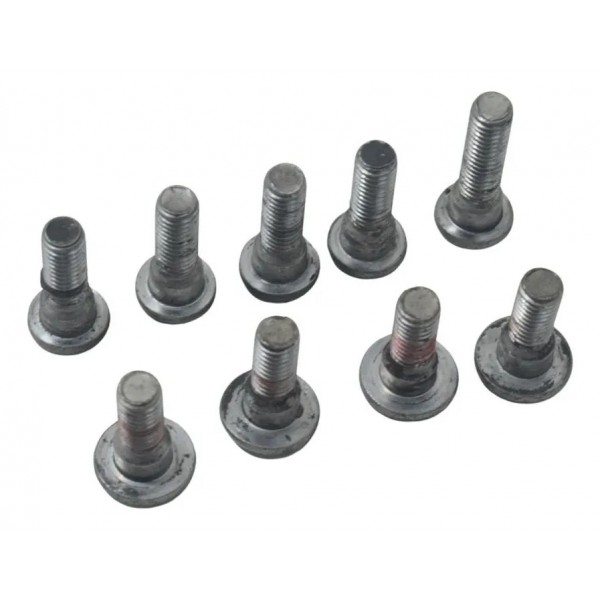 Jogo Parafuso Suporte Pedaleira Kawasaki Zx6r 08-12 Original Prata