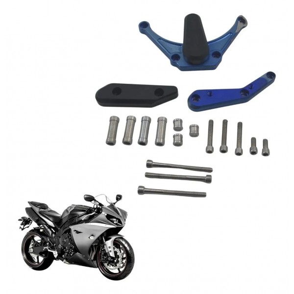 Protetor Motor C/ Detalhes Yamaha Yzf R1 09-15