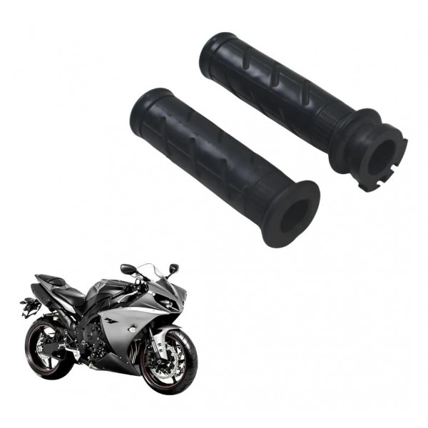 Par Manopla Yamaha Yzf R1 09-15 Original Preto