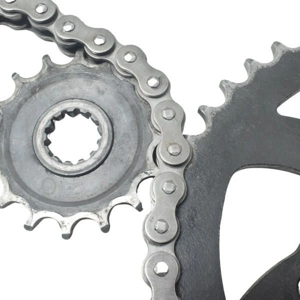 Kit Relação Paralelo S/ Emenda Kawasaki Zx6r 08-12 Cinza