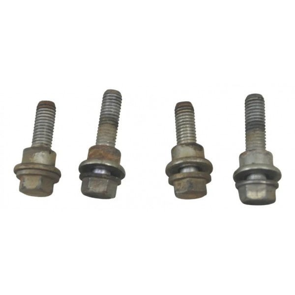 Jogo Parafuso Alça Tras Honda Nxr 160 Bros 15-23 Original Cinza