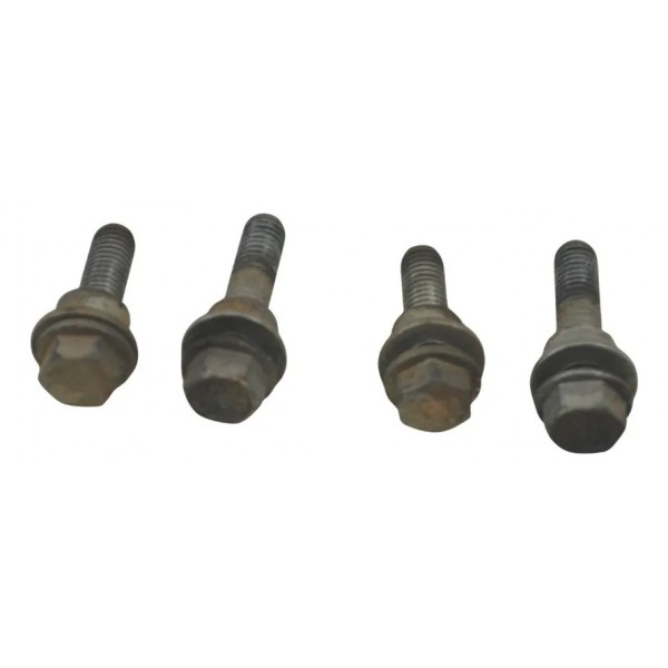 Jogo Parafuso Alça Tras Honda Nxr 160 Bros 15-23 Original Cinza