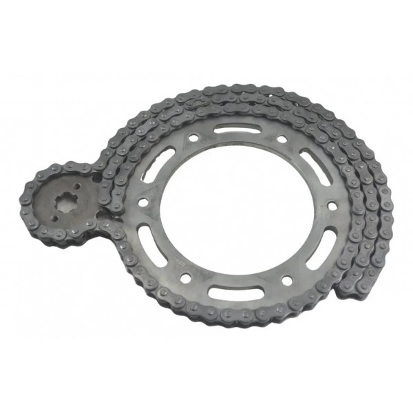 Kit Relação Scud Honda Nxr 160 Bros 15-23 Prateado