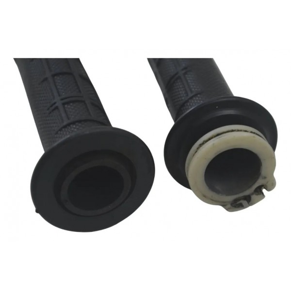 Par Manopla C/ Avaria Honda Nxr 160 Bros 15-23 Preto