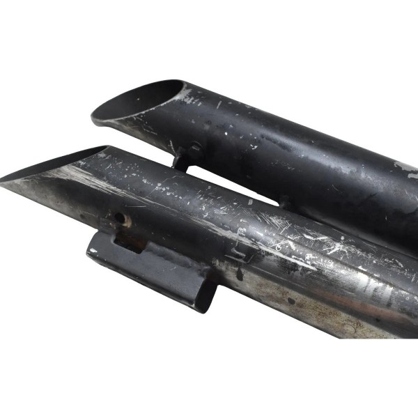 Par Ponteira Escape Esportiva C/ Deta Harley Dyna 08-11 Orig