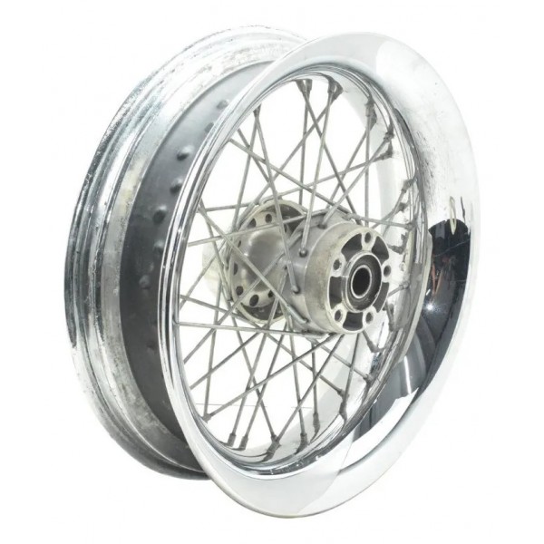 Roda Traseira Harley Dyna Super Glide 08-11 Original Prateado