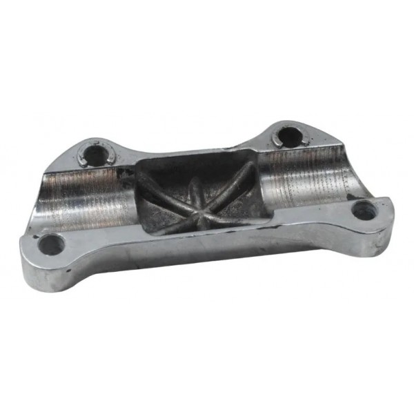 Tampa Superior Riser Harley Dyna 08-11 Original Prateado